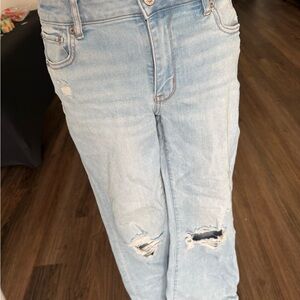 American Eagle Outfitters Light Blue Boyfriend Jeans